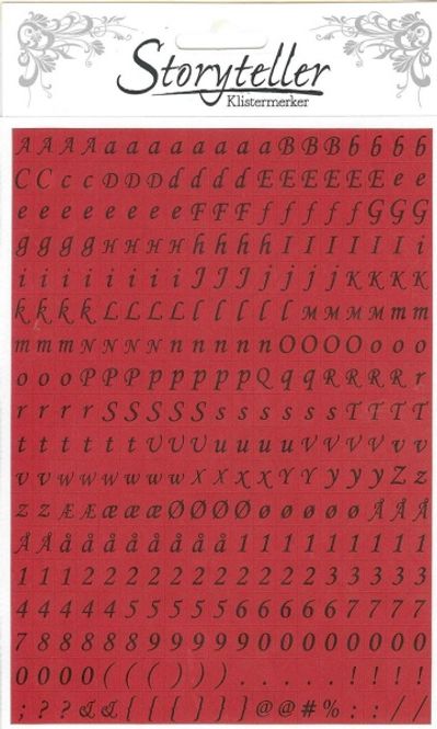Hovedbilde Storyteller - Tiny Stickers - 8837 - Corsiva - Dark Red