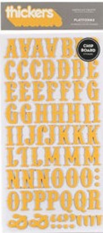 Thickers - 42817 - Chipboard - Yellow - Platforms