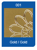 Starform - Stickers - Border Lines - Gold - 1 stk ark