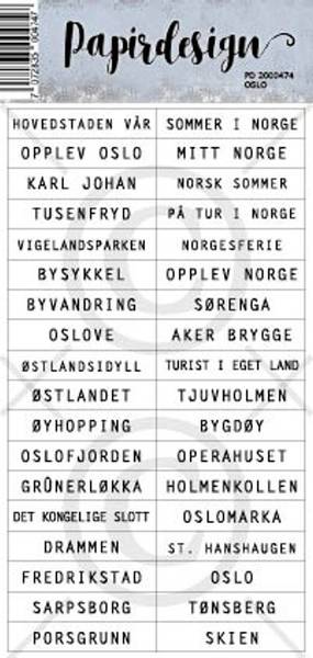 Papirdesign - Klistremerker - 2000474 - Oslo