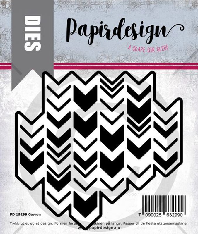Papirdesign Dies PD19299 - Cevron