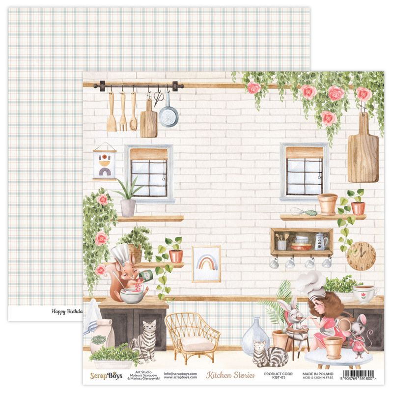 ScrapBoys - Kitchen Stories - 12x12 - KIST-01