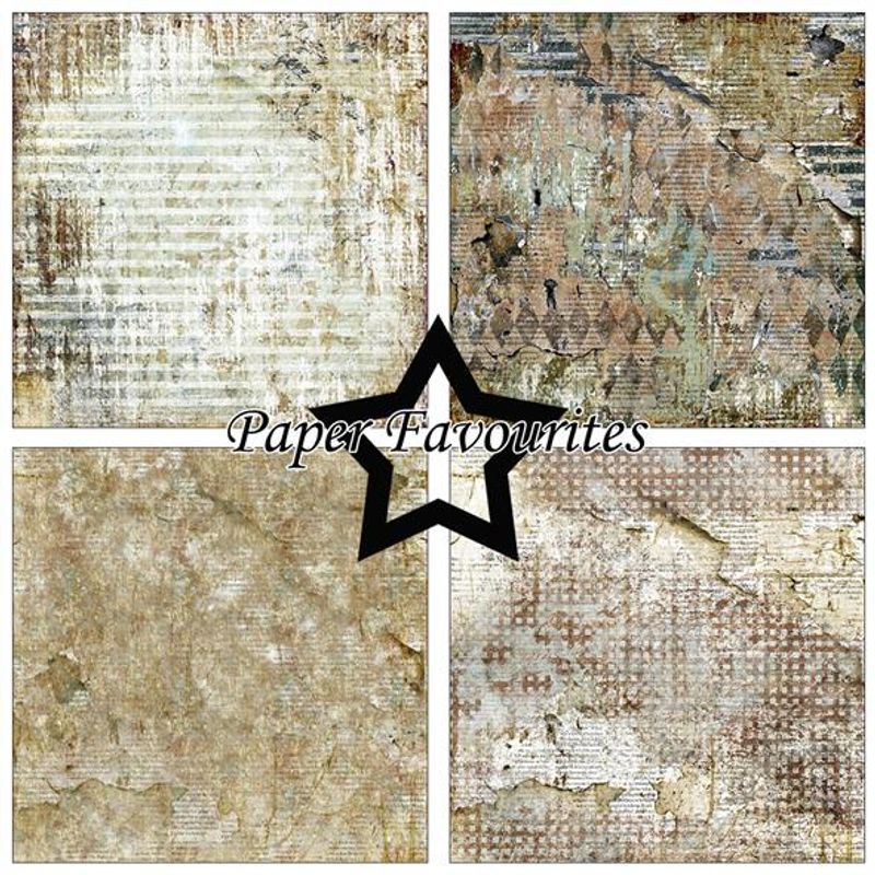 Paper Favourites - 6x6 Paper Pad - PF518 - Grunge