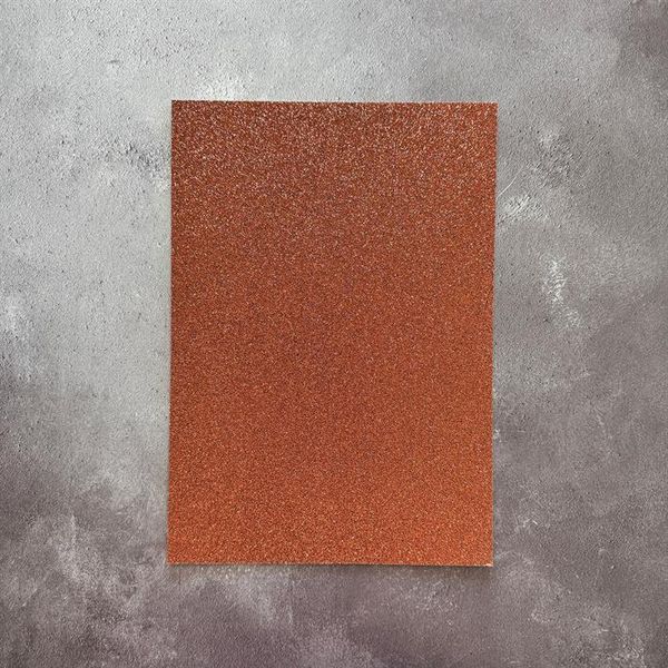 Paper Favourites - A4 - Glitter Cardstock - 207 - Dark Copper - 5pk