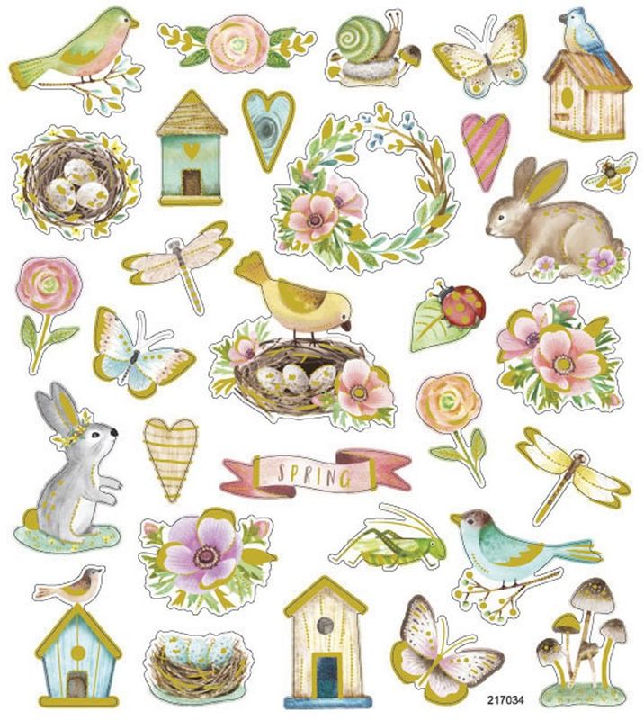 Creotime - Stickers - 29066 - Vår og påske