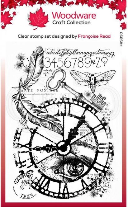 Hovedbilde Woodware - FRS830 - Clear stamp - Through Time