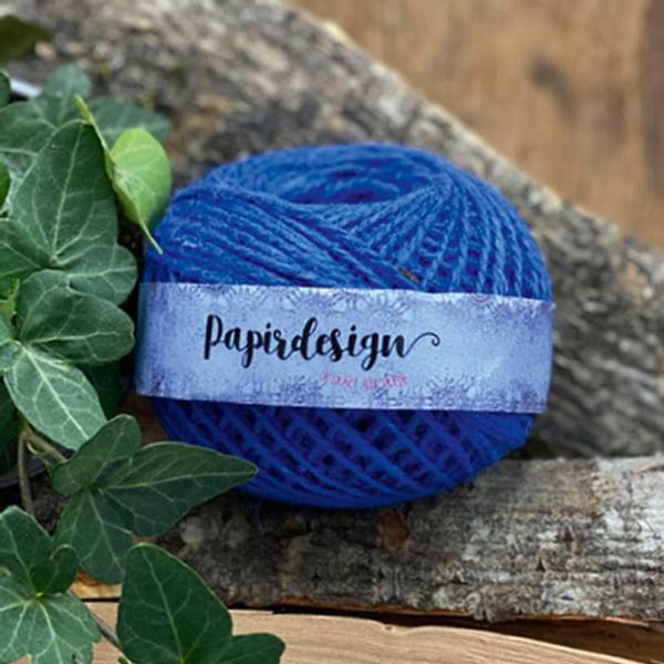 Papirdesign - Hamp - 100m - 07 Blå
