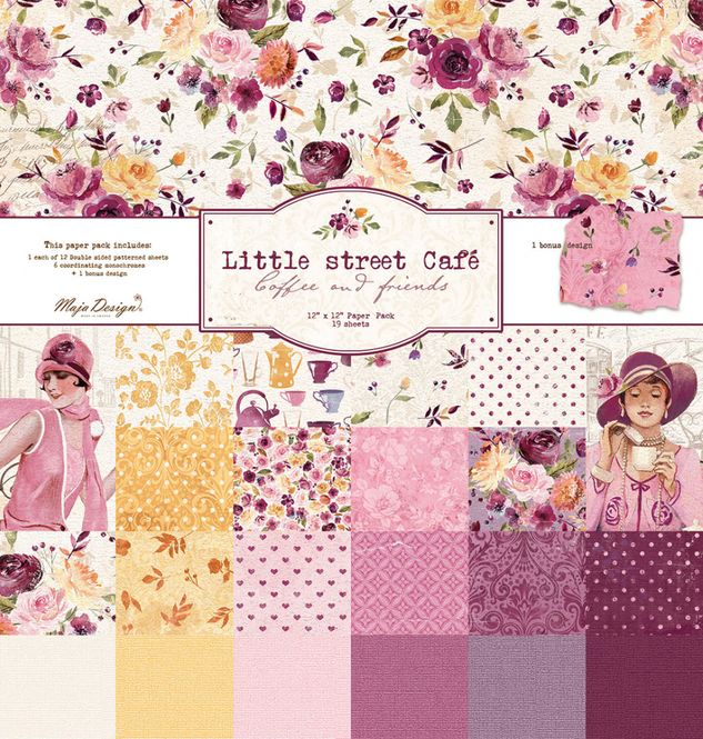 Hovedbilde Maja Design - 1149 - Little Street Café - 12x12 Collection Pack