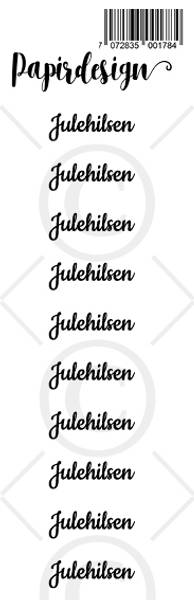 Papirdesign - Transparent Stickers - 1900177 - Julehilsen 2