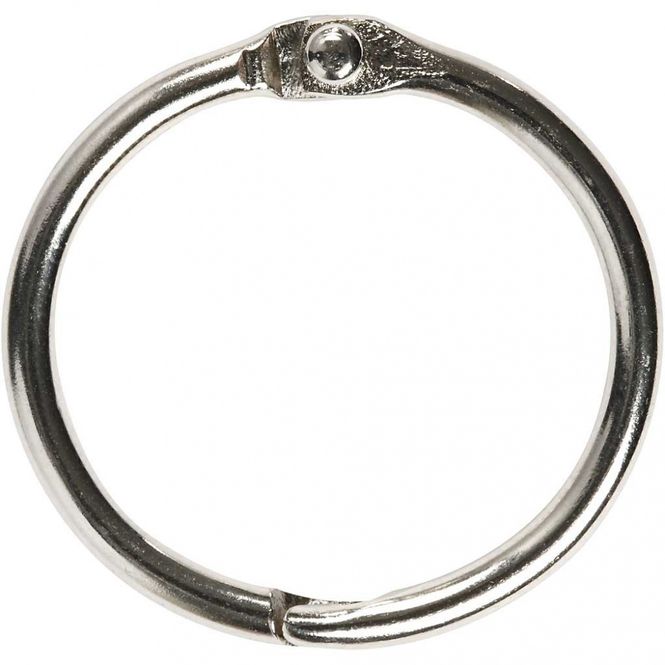 Hovedbilde Creotime - Book Rings - 27 mm - 10 pk