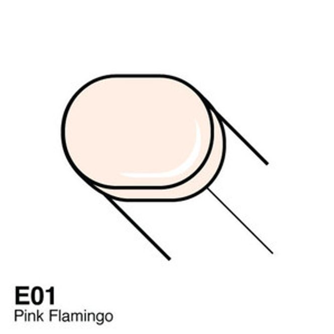 Hovedbilde Copic - Sketch Marker - E01 - PINK FLAMINGO