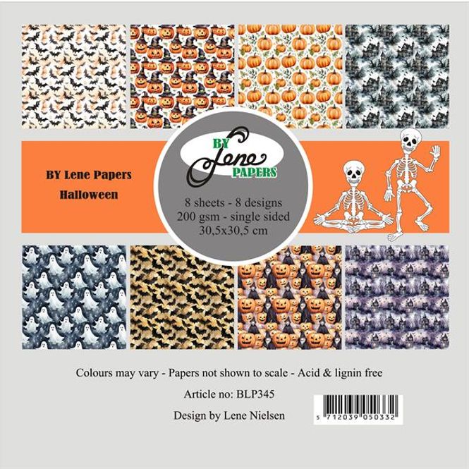 Hovedbilde By Lene - 12x12 Paper Pack - BLP345 - Halloween