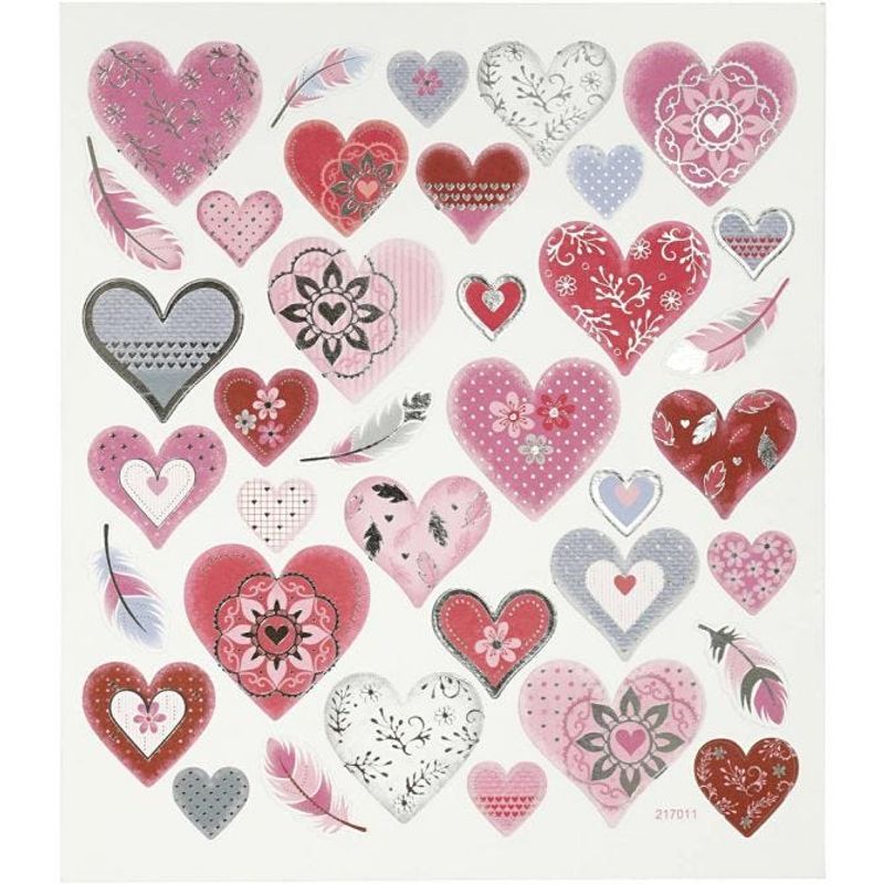 Creotime - Stickers - 27191 - Hjerter