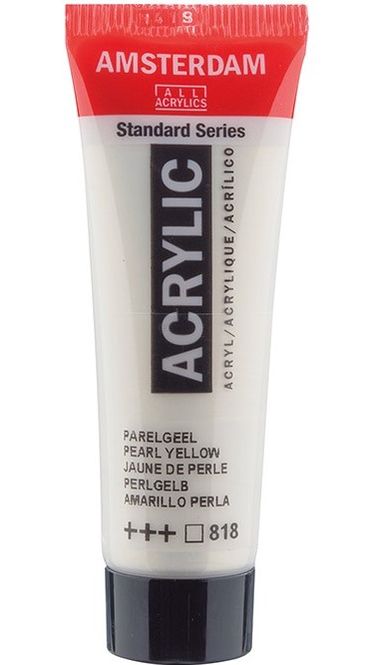 Hovedbilde Amsterdam - Acrylic Standard - 20ml - 818 Pearl yellow