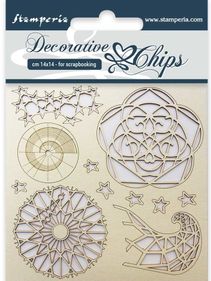 Stamperia - Chipboard Decorative Chips - 13 - Arctic
