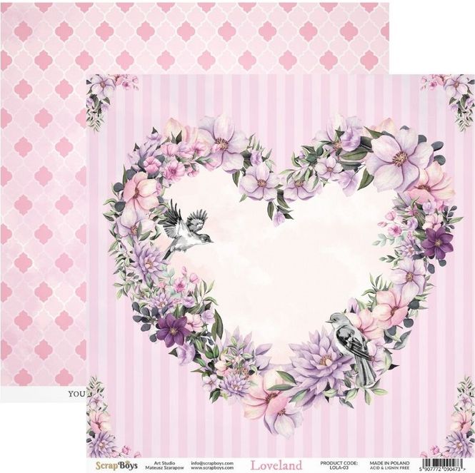 Hovedbilde ScrapBoys - Loveland - 12x12 - LOLA-03
