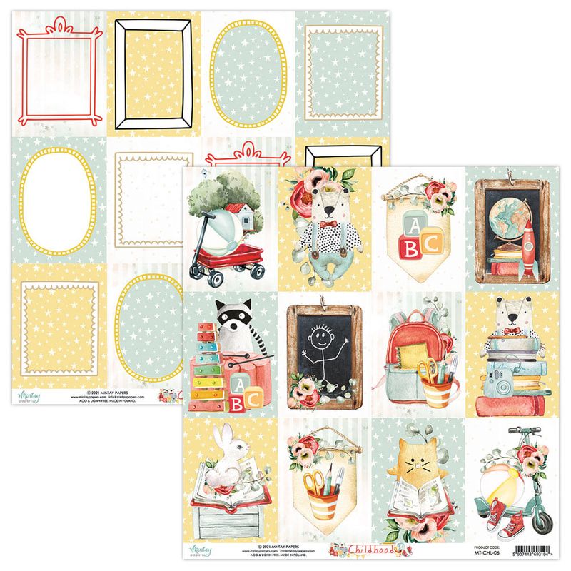 Mintay - CHL - 12x12 - Childhood - 06 Picture Sheet