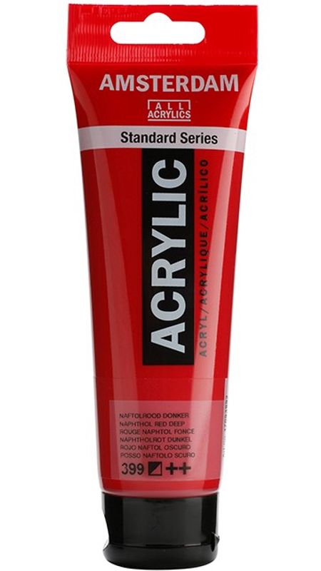 Amsterdam - Acrylic Standard - 120ml - 399 Napthol red deep