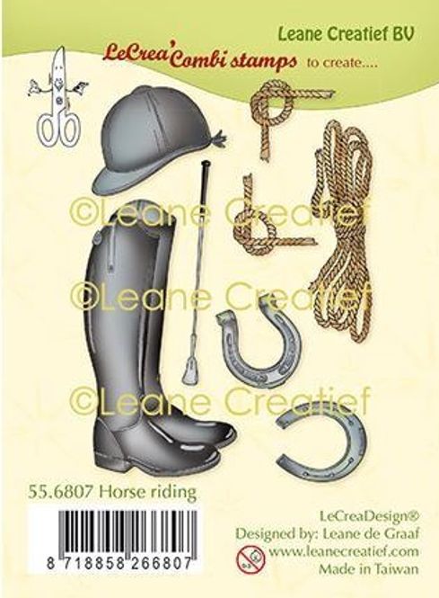 Hovedbilde Leane Creatief - 55.6807 - Clear Stamp - Horse Riding