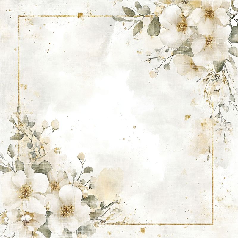 Reprint - 12x12 - RP0670 - Marry Me - Flowers