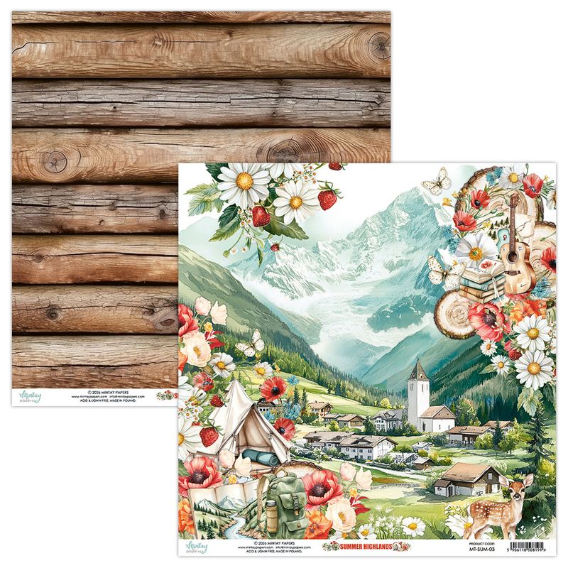 Mintay - SUM - 12x12 Paper Pad -  Summer Highlands