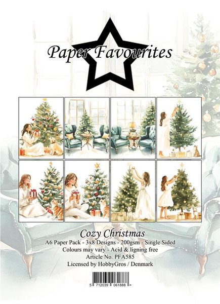Paper Favourites - A6 Paper Pack - PFA585 - Cozy Christmas