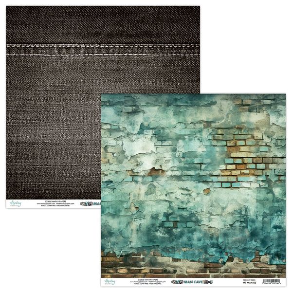 Mintay - MAN - 8x8 Paper Pad - Man Cave