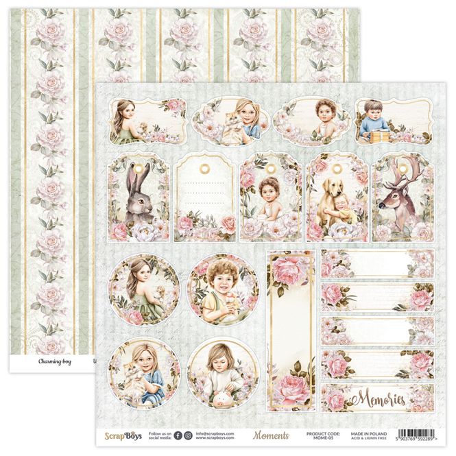 Hovedbilde ScrapBoys - Moments - 12x12 - MOME-05