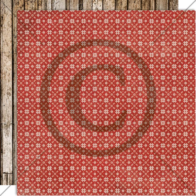 Papirdesign - 12x12 -  PD 1709->1726 - Juleminner - Alle ark i serien 18stk
