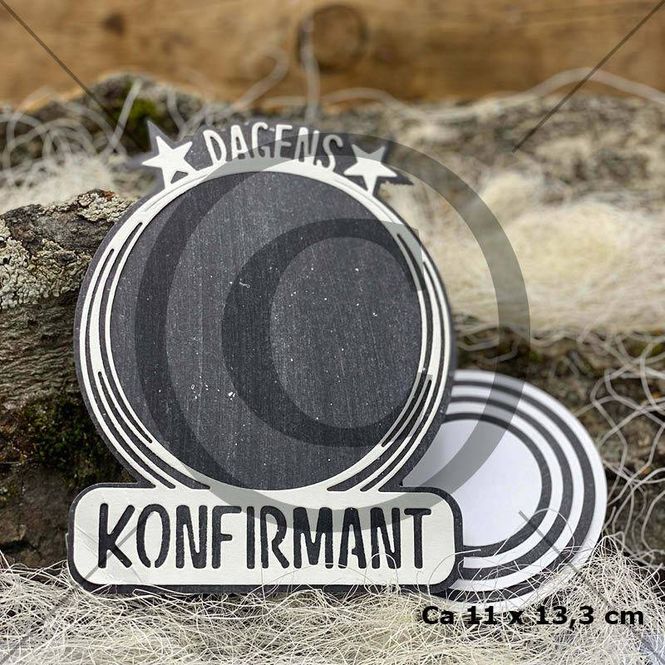 Hovedbilde Papirdesign - Dies - PD 1669 - Dagens konfirmant (Reproduksjon av PD 01023)