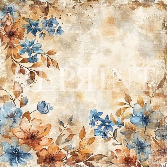 Hovedbilde Reprint - 12x12 - RP0656 - Hello Fall - Flower Corner