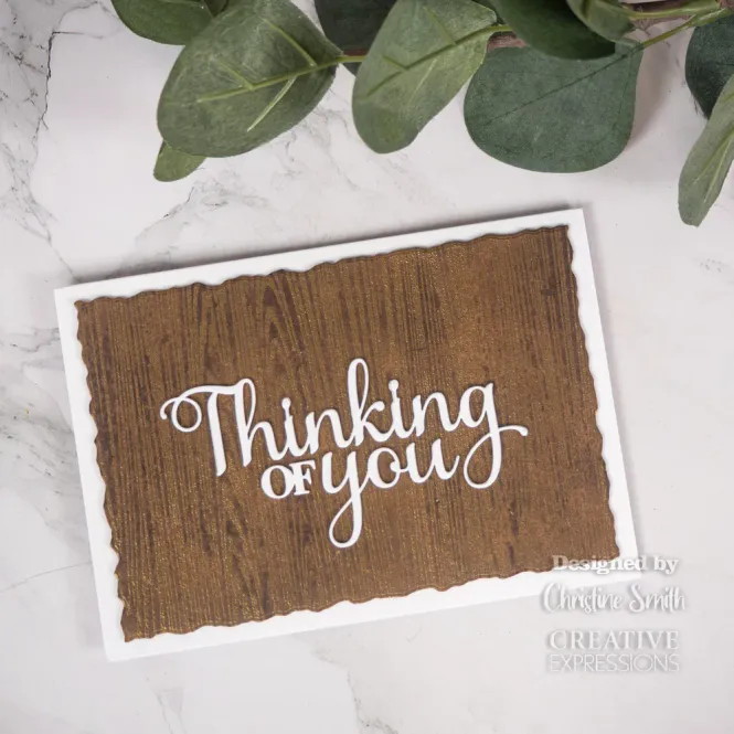 Hovedbilde Creative Expressions - A6 Background Stamp - Rustic Timber