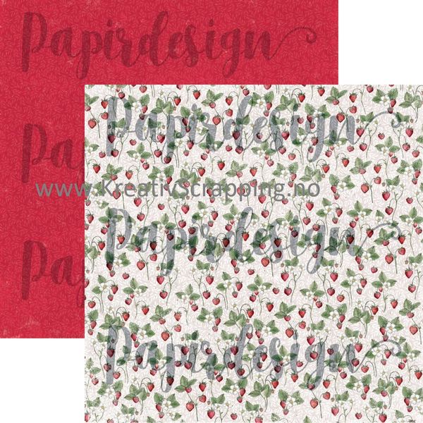 Papirdesign PD2100590 - Vårtegn - Jordbær