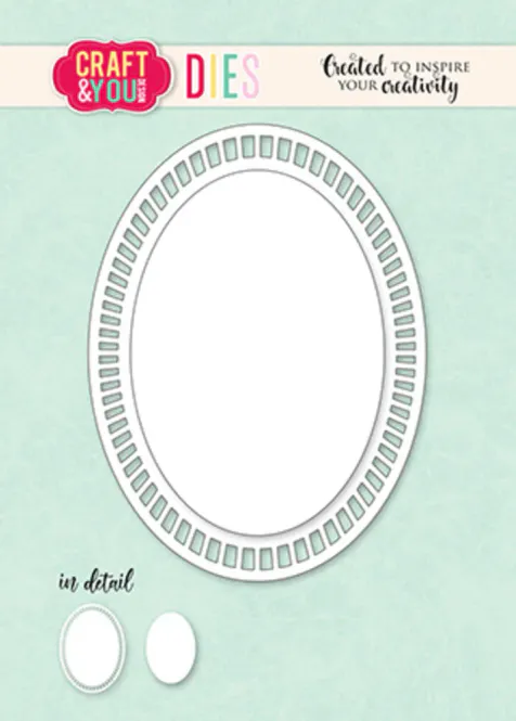 Hovedbilde Craft & You - Dies - CW324 - Oval Doily
