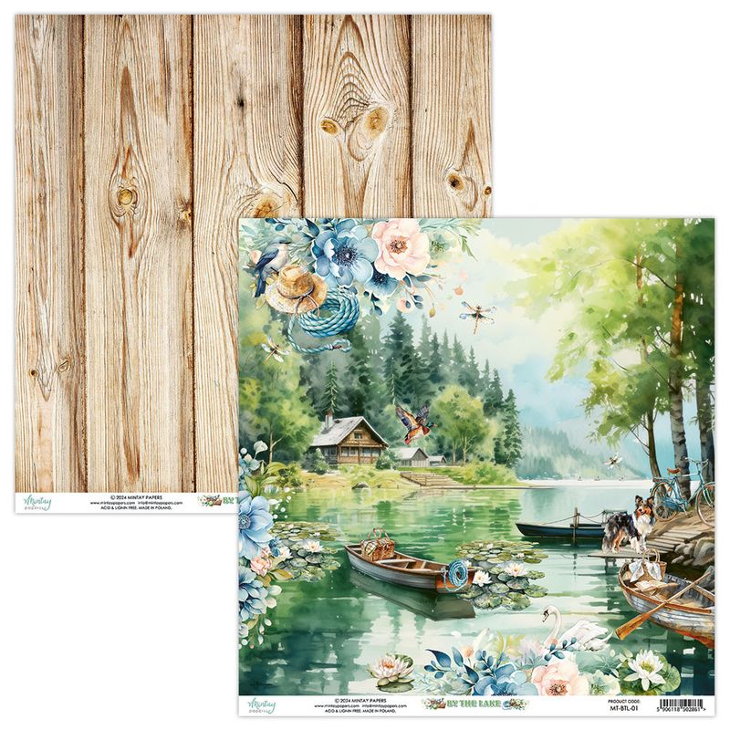 Mintay - BTL - 12x12 Paper Set - By The Lake