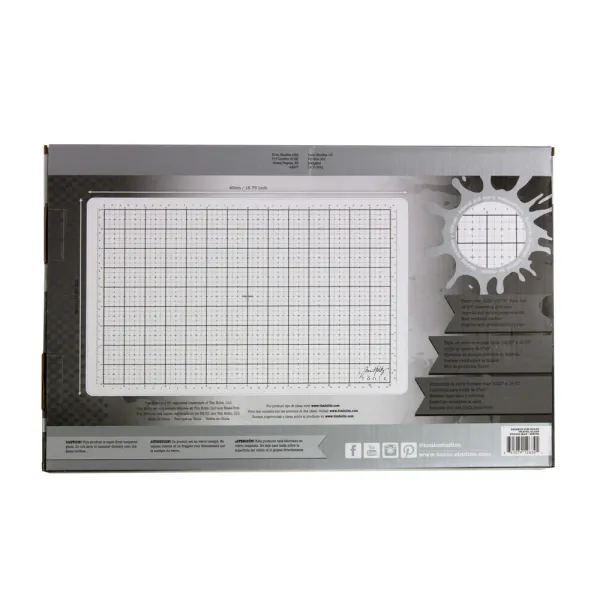 Tim Holtz - 2634e - Travel Glass Studio Mat - 10.25x15.75