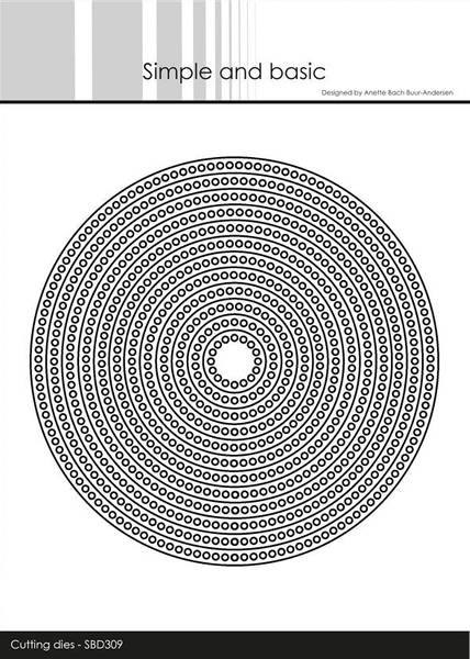 Simple and basic - Dies - SBD309 - Circle Edges - Circle