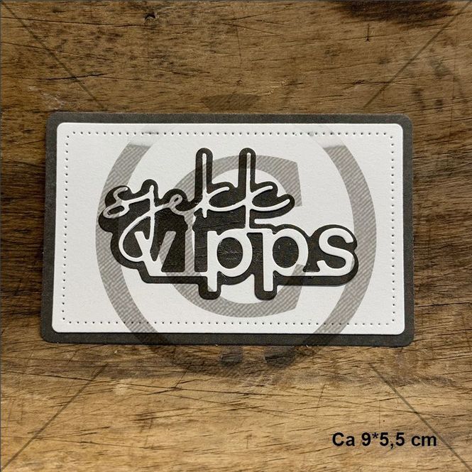 Hovedbilde Papirdesign - Dies - PD 1671 - Sjekk vipps (Reproduksjon av PD 1355)