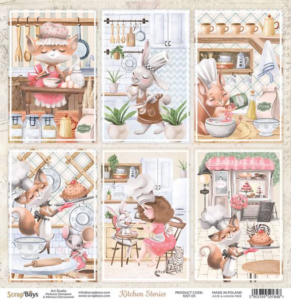 ScrapBoys - Kitchen Stories - 12x12 - KIST-05