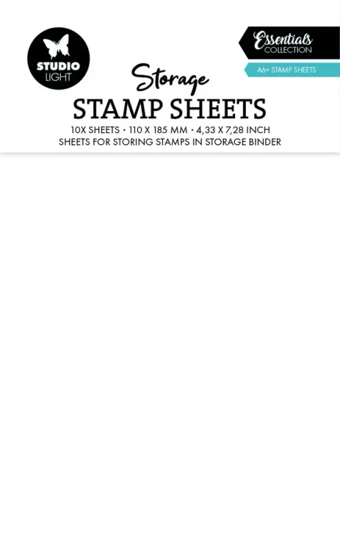 Studio Light - Storage Stamp Sheets A6+ Stamp Sheets (10pcs)