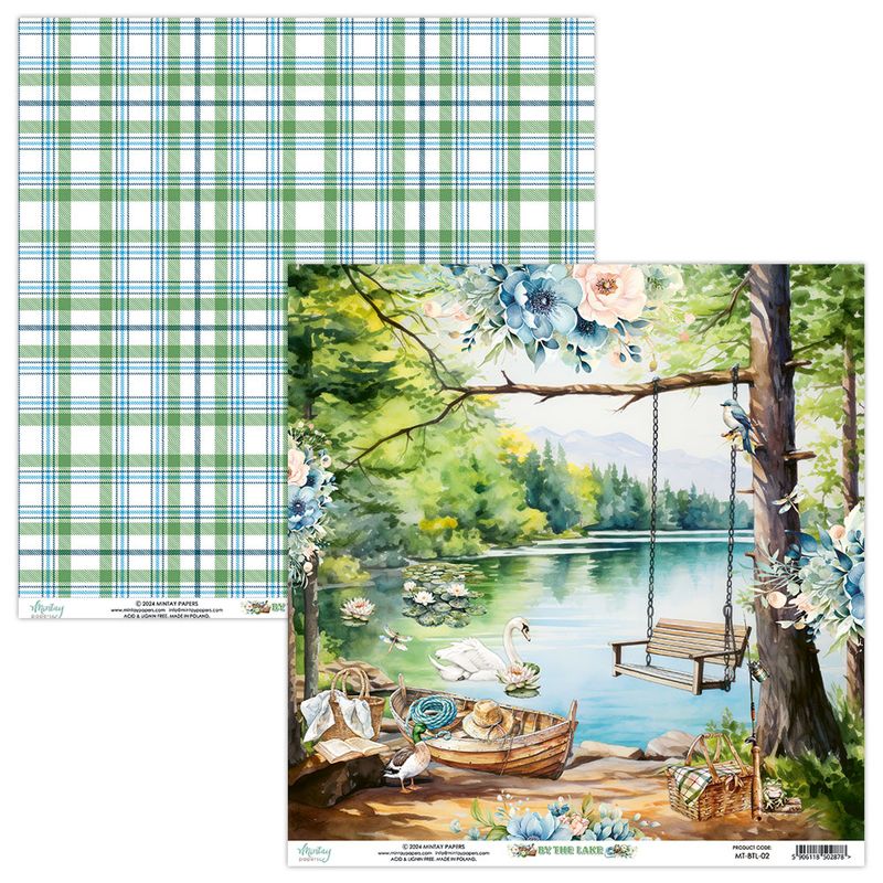 Mintay - BTL - 12x12 Paper Set - By The Lake
