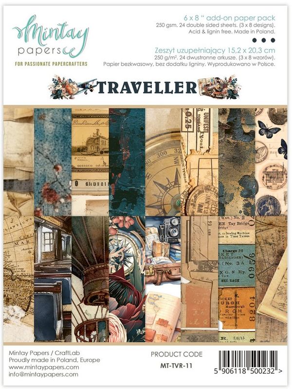 Mintay - TVR - 6x8 Add on Paper Pack - Traveller