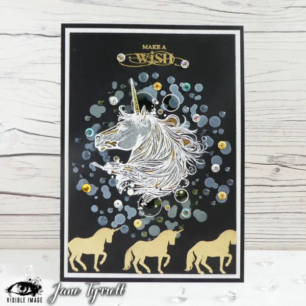 Visible Image - A6 Clear Stamp - Magical Unicorn