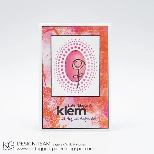 Kort & Godt - M-493 - Klem, glede, nyt, grattis, venn