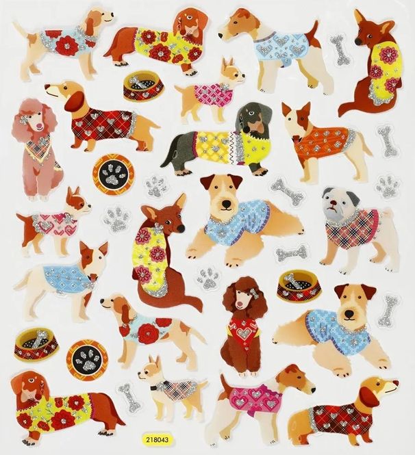 Hovedbilde Creotime - Stickers - 27198 - Hund