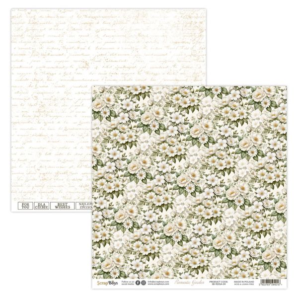 ScrapBoys - Romantic Garden - 12x12 - Paper Pack