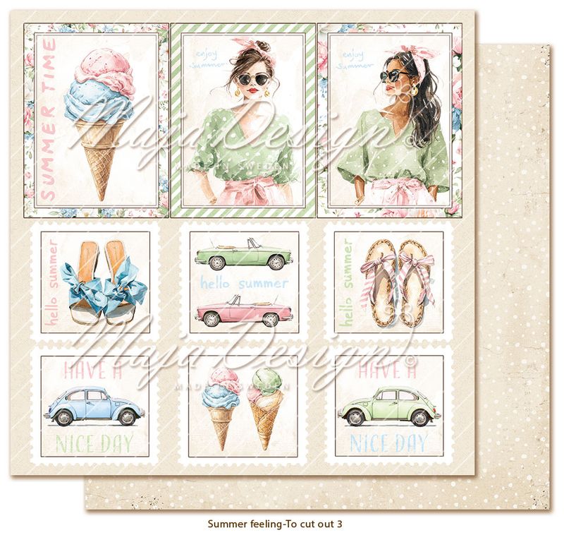 Maja Design - 1509 - Summer Feeling - 6x6 Paper Pack