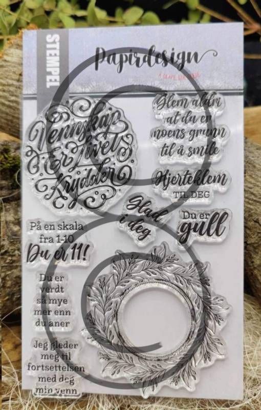Papirdesign - Stempel - PD 01237 - Du er 11