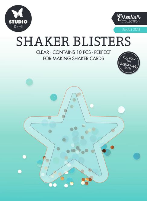 Hovedbilde Studio Light - BLIS06 - Shaker Blisters - Small Star - 6,2 cm