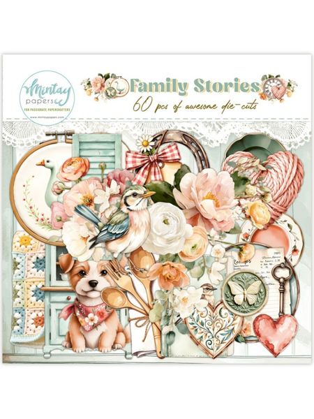 Mintay - FAM - Family Stories - Paper Die-Cuts - 60 pcs